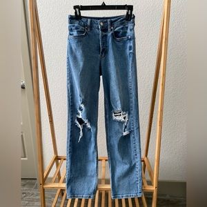 Wild fable boyfriend jeans, baggy jeans, ripped, distressed jeans
